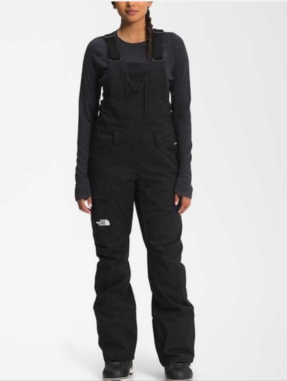 North Face Freedom Insulated Bib In Black M NWT